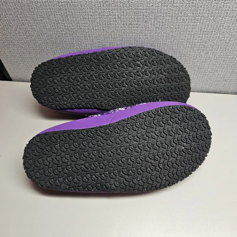 North Face‎ Youth Girls Purple THERMOBALL Slippers Size 3